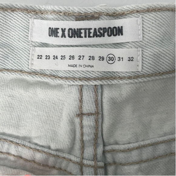 One X One teaspoon jeans awesome baggies distressed jeans sz 31 - Picture 4 of 11